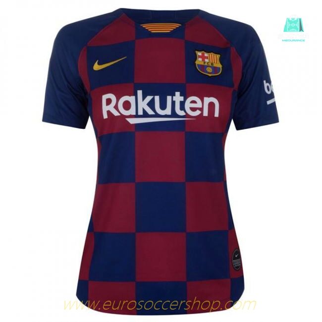 2019-2020 Barcelona Home Nike Ladies Shirt (Your Name)