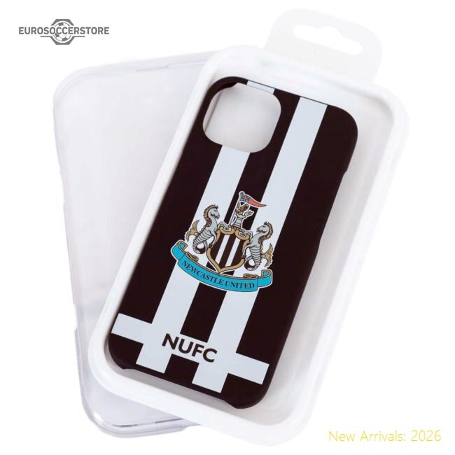 Newcastle United Fc Iphone 15 Striped Hard Case - Authentic Design
