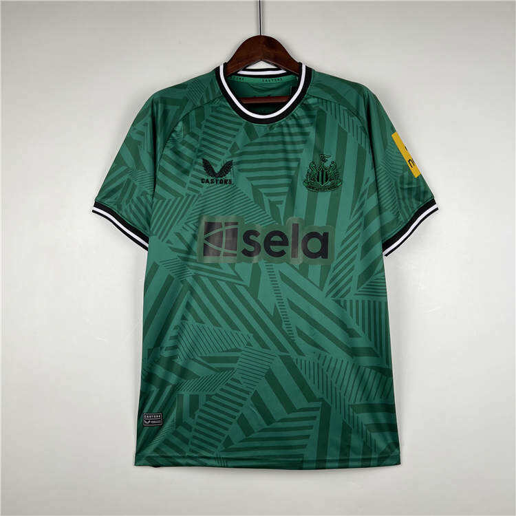 2324 Newcastle United Away Green Soccer Jersey Football Shirt -