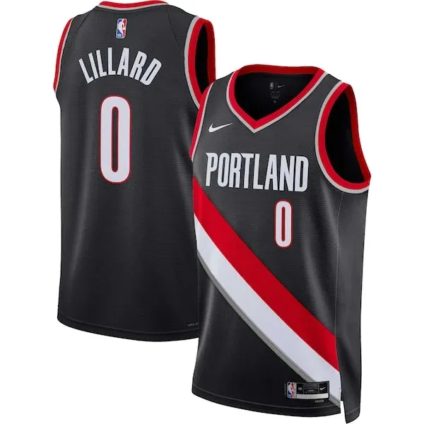Damian Lillard POR Swingman Jersey - top-tier authentic-jersey - White
