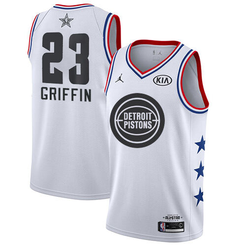 Pistons Blake Griffin #23 Top-Grade 2019 Icon NBA Swingman Jersey
