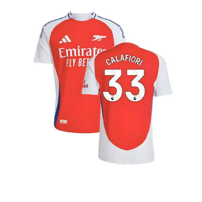Authentic Design Arsenal Arsenal Authentic Home Shirt Calafiori #3...