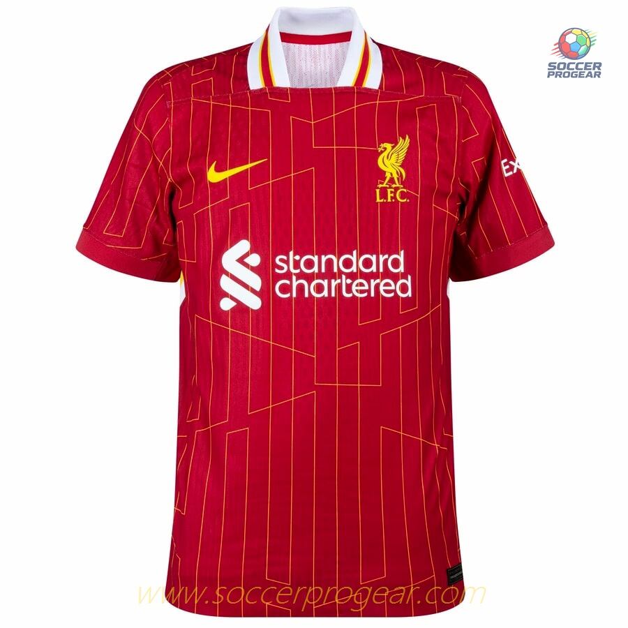 Liverpool Home Team Football Jersey 2024/25 Collection Darwin