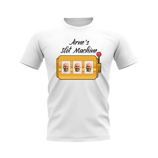 Liverpool Arne Slot Machine T-Shirt - White (Adult