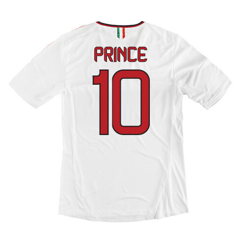 13-14 AC Milan 10 Prince Away White Soccer Shirt - Official Replica