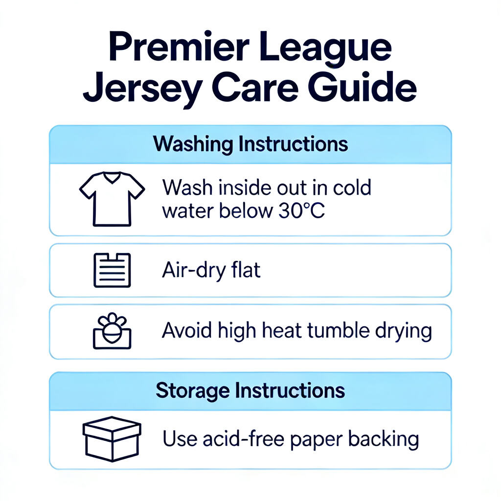 Premier League Jersey Care Guide