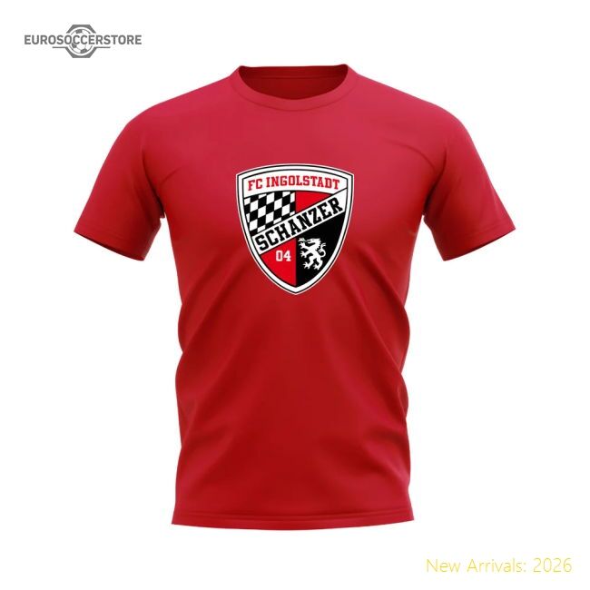 Ingolstadt Badge T-shirt (red) - Match Quality - Fan Collection