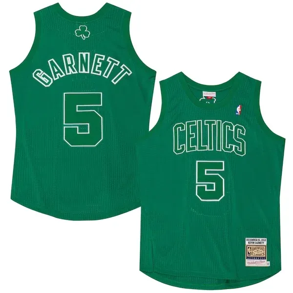 Top-Grade Kevin Garnett BOS Basketball Jersey - Green - Fan Favorite