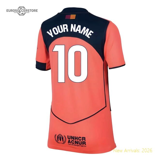 Professional-Grade 2025-2026 Barcelona Third Shirt (Kids) (Your Name)
