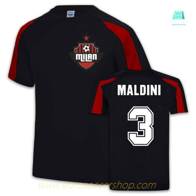 Maldini AC Milan Sport Training Jersey (Black)
