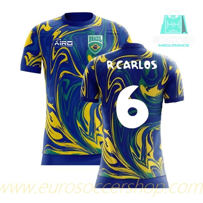 2025/26 Campaign Brazil Away Football Shirt Concept Edition (R Carlos 6)