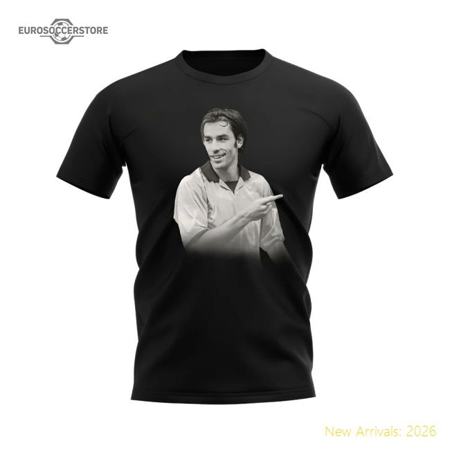 Official Robert Pires Arsenal Legend T-shirt (black) - Premium