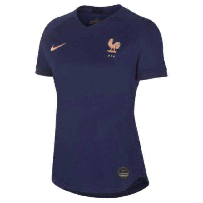 Minimalist 2019-2020 France Home Shirt (Ladies) (Your Name) Unique