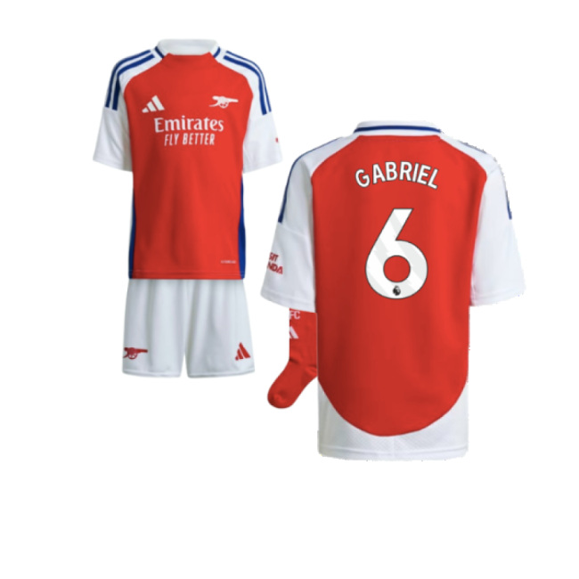 Gabriel 6 Official Licensed Arsenal Home Fan Shirt for Adults