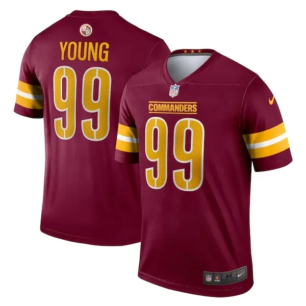 None  Football Jersey - Burgundy L | NFL apparel | NFL Football