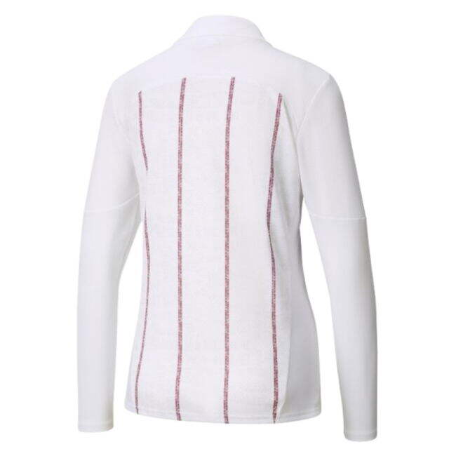 2024-2025 Man City Prematch Half Zip Top (White)