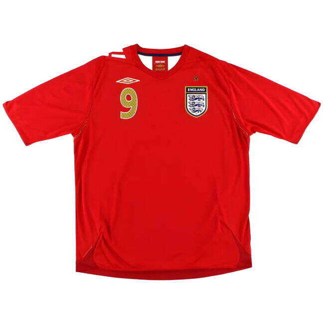 Light And Easy To Use England 2006-08 Away Shirt (Rooney #9) (XXL) (Excellent) Cute