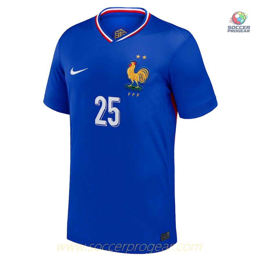 France National Team Home Team Soccer Shirt 2024/25 Collection Cherki