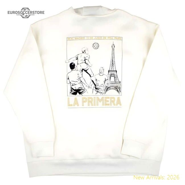 Premium 2024-2025 Real Madrid Ucl Hoody (white) - Budget-friendly