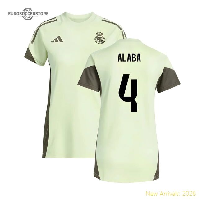 Premium Training Real Madrid Alaba Jersey 2025-2026 Lightweight