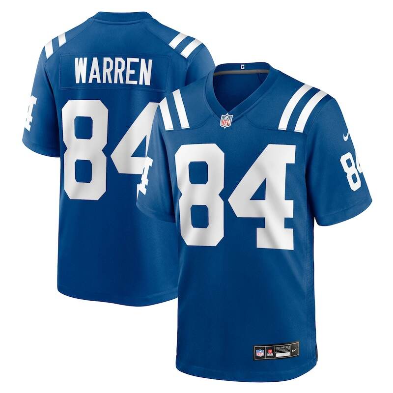 None Tyler Warren IND Colts Cost-Effective Replica Jersey Game Day Wea