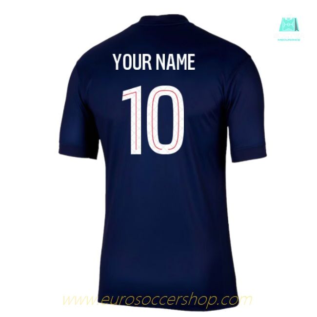 2025-2026 PSG Paris Saint Germain Home Shirt (Your Name)