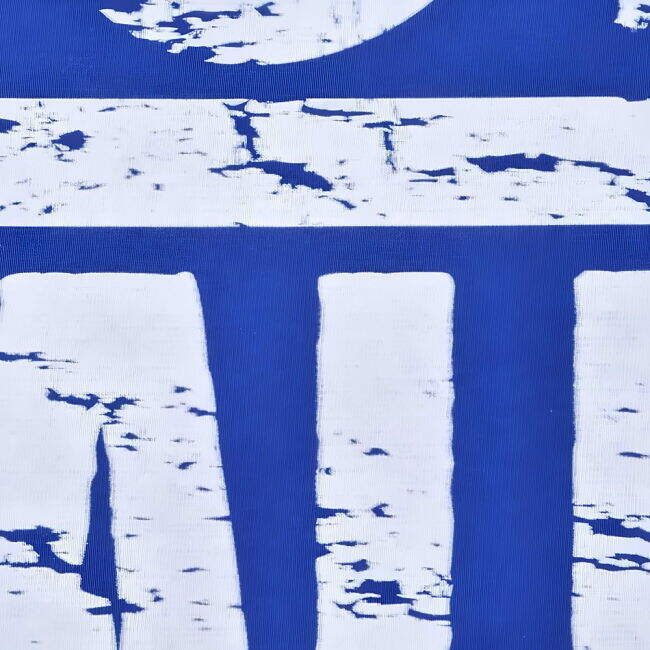 Italia T-Shirt - Royal/White Ringer