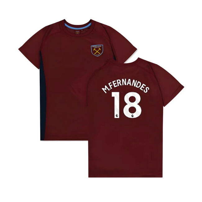 West Ham United Poly official style T-Shirt (Junior