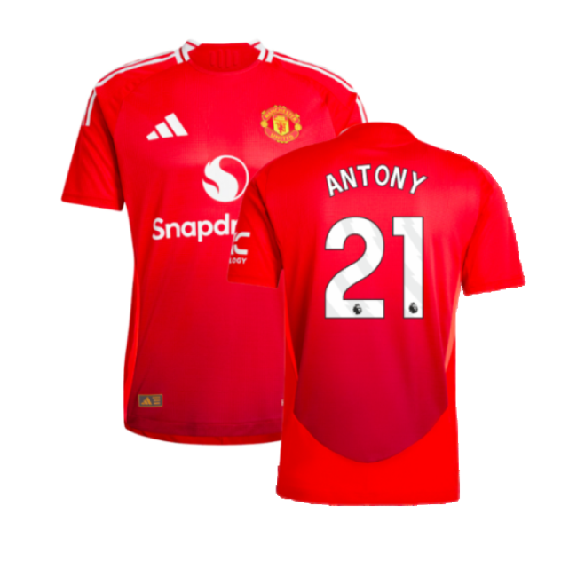 Women's 2024-2025 Man Utd Authentic Home Shirt (Antony 21)