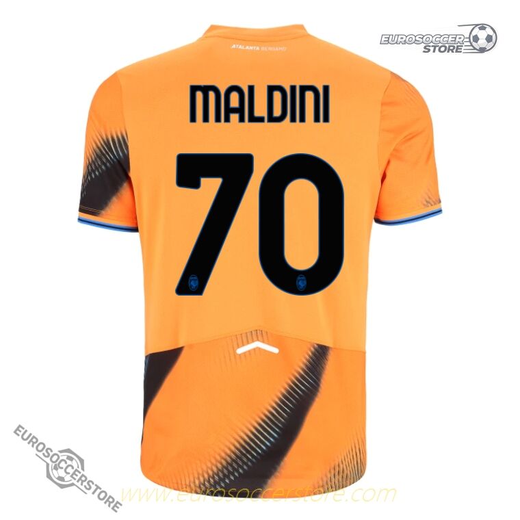 Atalanta 25-26 Season Third Jersey with MALDINI 70 Printing