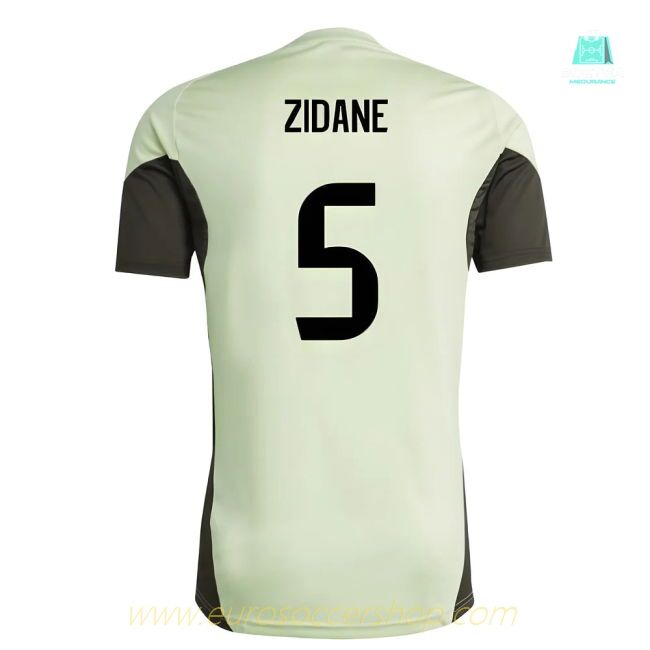 2025-2026 Real Madrid Training Jersey (Almost Lime) (Zidane 5)