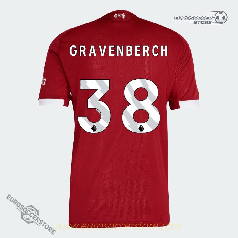 Liverpool 25-26 Home Jersey GRAVENBERCH 38 (Player Version)