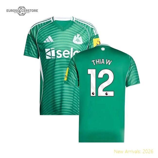 Authentic 2025-2026 Newcastle Away Shirt (thiaw 12) - Premium Quality