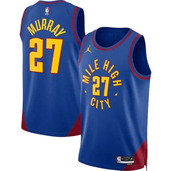 Jamal Murray DEN Swingman Jersey - superior retro - Blue casual
