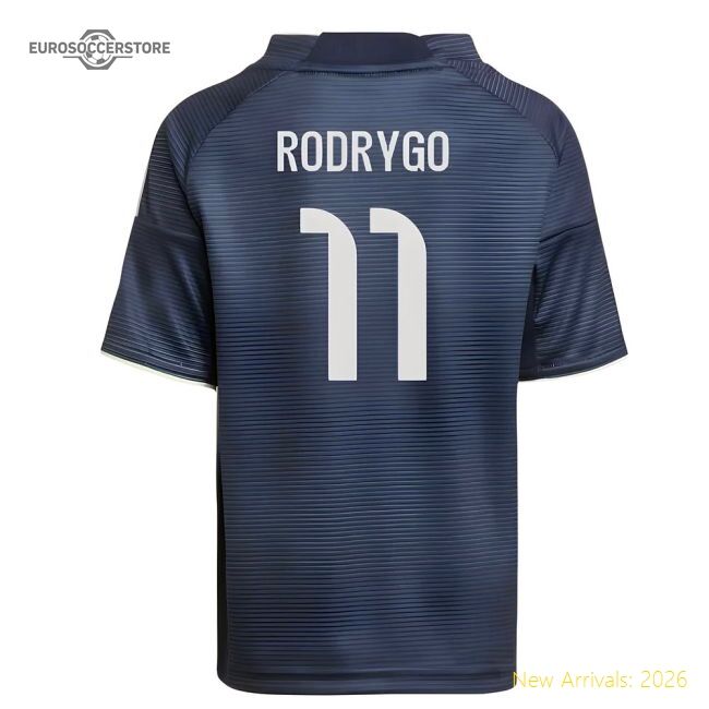 Elite 2025-2026 Real Madrid Away Mini Kit (rodrygo 11) - Fan Design