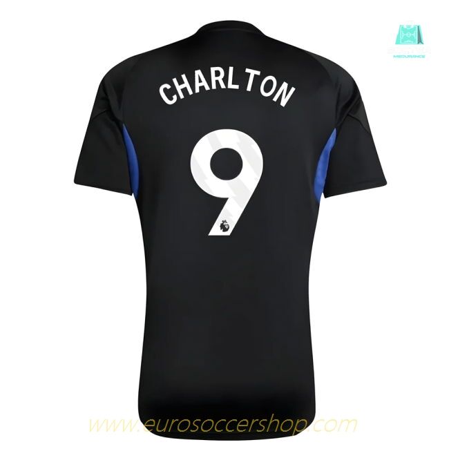 2025-2026 Man Utd EU Training Jersey (Black) - Kids (Charlton 9)