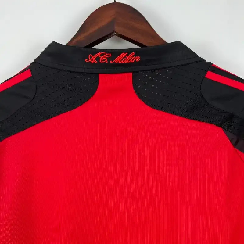 2007-2008 Long Sleeve AC Milan Jersey retro kit