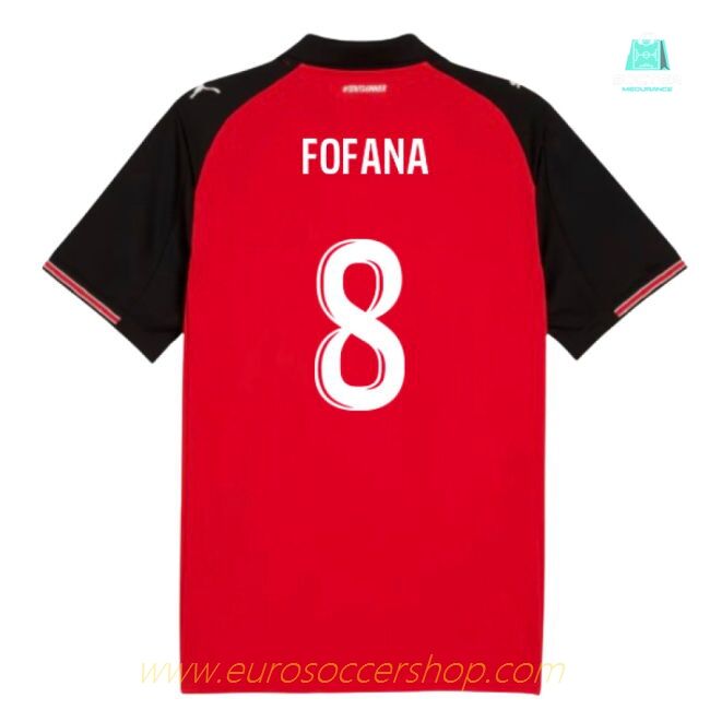 2025-2026 Stade Rennais Home Shirt (Fofana 8)