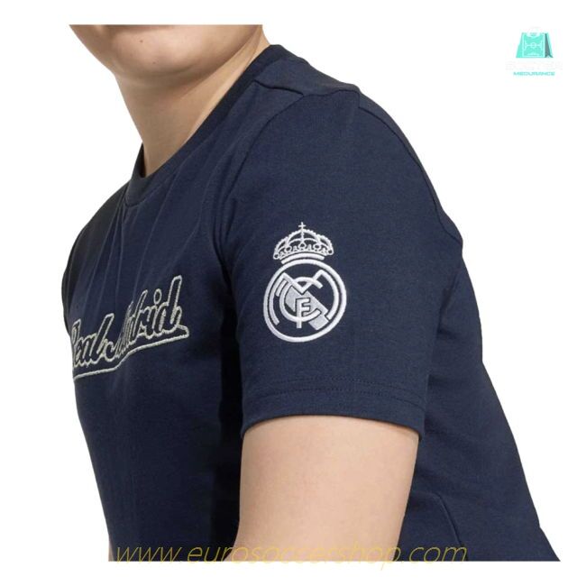 2025-2026 Real Madrid US Tee (Legend Ink) - Navy