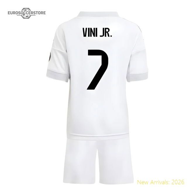 2025-2026 Real Madrid Home Mini Kit (vini Jr 7) - Affordable