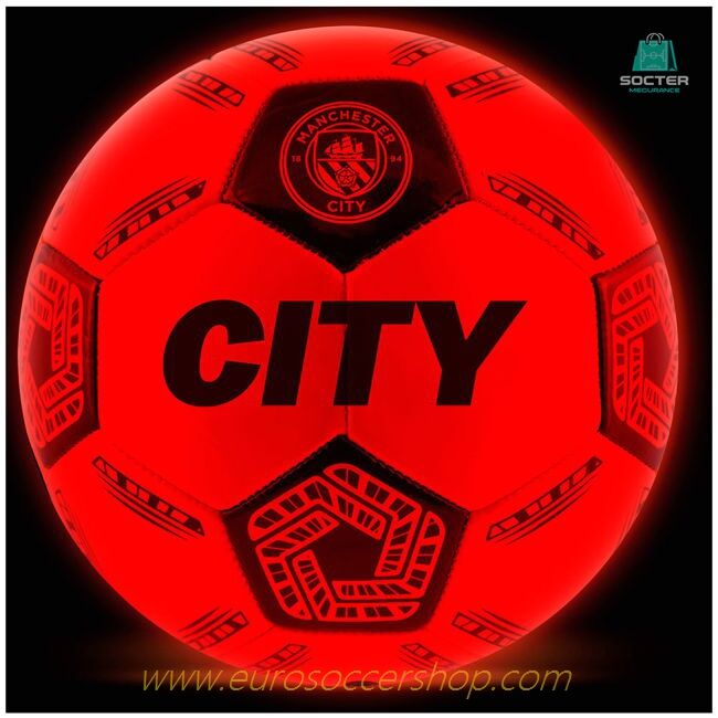 Manchester City FC LED Glow Football