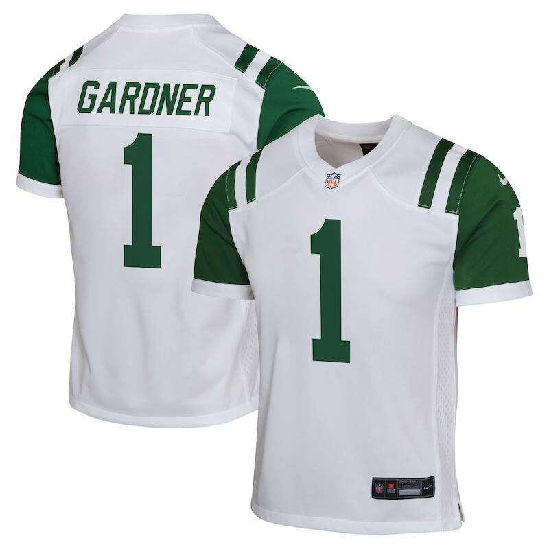 None Ahmad Sauce Gardner MVP Candidate NY Jets Official Jersey