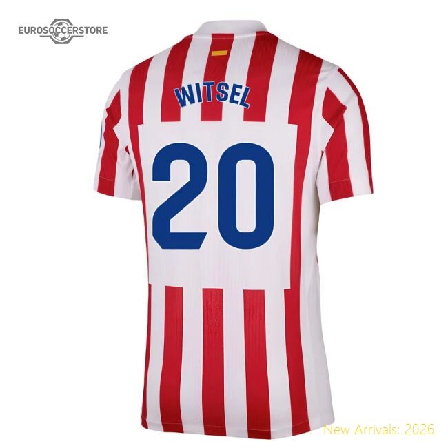 Top-tier Home Atletico Madrid Witsel Jersey 2025-2026 Comfortable