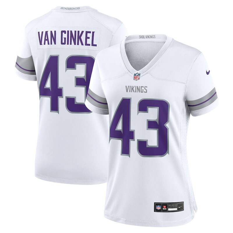 None Andrew Van Ginkel Minnesota Vikings Budget-Friendly Replica Je...
