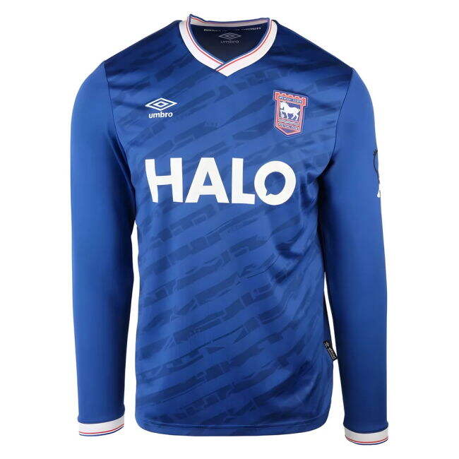 2025-2026 Ipswich Town Long Sleeve Home Shirt for (Men