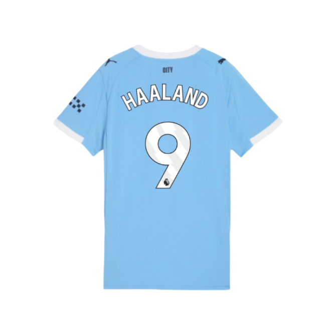 2025-20 Man City Home Soccer Jersey Haaland (9) L M Women S
