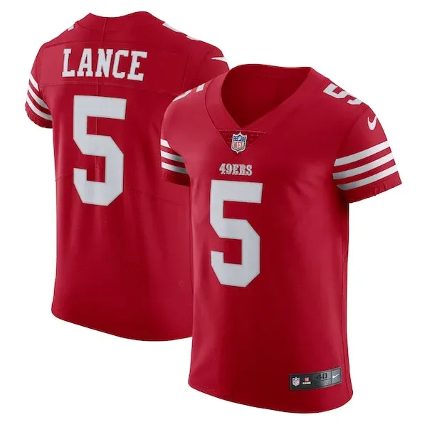 San Francisco 49ers Elite Football Jersey - Scarlet S | official NF...