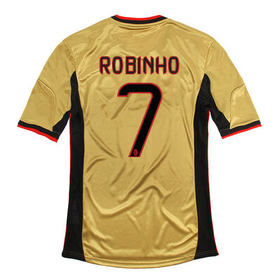 1314 AC Milan 7 Robinho Third Golden Jersey - Official Replica 2800