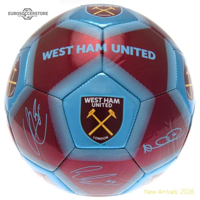 Luxury West Ham United Fc Signature Football - Authentic Design