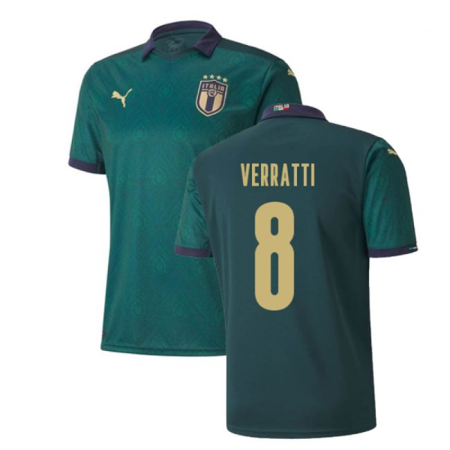 Verratti 8 Licensed Copy Italy Third Fan Jersey for Kids